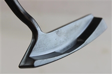 Greg Norman's Personal Unmarked Black Blade Putter w/RG Grip