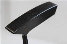 Greg Norman's Personal Unmarked Black Blade Putter w/RG Grip