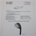 Greg Norman's Personal Used Unmarked & Unstamped Wedge 
