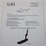 Greg Norman's Personal Ping Anser 85020 Phoenix Putter
