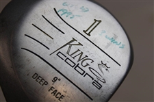 Greg Norman's Personal King Cobra 9 Degree Deep Face Driver w/Writing