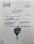 Greg Norman's Personal King Cobra 9 Degree Deep Face Driver w/Writing