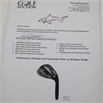 Greg Norman's Personal Used TaylorMade FE2O3 rac 58 Degree Wedge