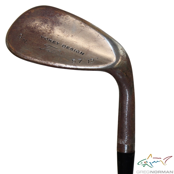 Greg Normans Personal Titleist GN Vokey Design 56 Degree Wedge 