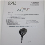 Greg Norman's Personal Titleist Titanium 983K 7.5 Degree Driver