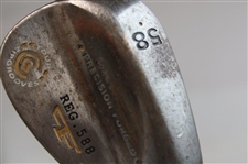 Greg Norman's Personal Tour Zip Groves Precision Forged Reg. 588 58 Degree Wedge
