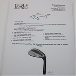 Greg Norman's Personal Tour Zip Groves Precision Forged Reg. 588 58 Degree Wedge