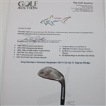 Greg Norman's Personal Macgregor GN V-Foil 60.13 Degree Wedge