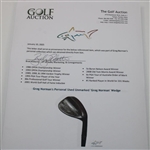 Greg Norman's Personal Used Unmarked 'Greg Norman' Wedge