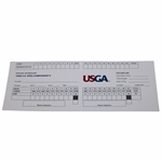 2023 US Open at Los Angeles CC Contestants Unused Official Scorecard