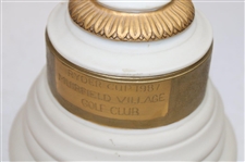 1987 Ryder Cup at Muirfield Village Team USA Ceramic Trophy Awarded to Mark Calcavecchia