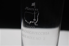 Mark Calcavecchia's 2007 Masters Tournament Hole No. 2 Steuben Crystal Eagle Glass
