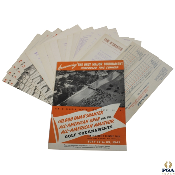 1943 Tam O Shanter All American Golf Tournaments Program