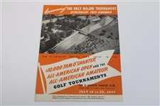 1943 Tam O Shanter All American Golf Tournaments Program