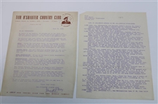 1943 Tam O Shanter All American Golf Tournaments Program