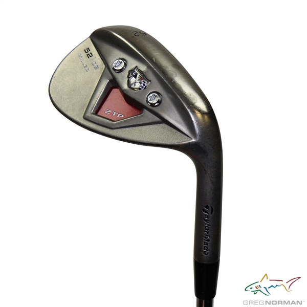 Greg Normans Personal Used TaylorMade ZTP 52/09 Milled 52 Degree Wedge