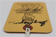 Jack Nicklaus & Gary Player Signed 1959 Masters Tournament Monday Ticket #270 - Jack's Masters Debut! JSA ALOA