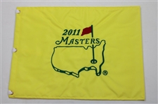 2009, 2011 & 2013 Masters Tournament Embroidered Flags - Cabrera, Schwartzel & Scott Winner