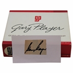 Dunlop Gary Player Golf Ball Box W/Balls & Signed Cut Card JSA ALOA