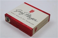 Dunlop Gary Player Golf Ball Box W/Balls & Signed Cut Card JSA ALOA