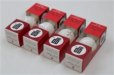 Dunlop Gary Player Golf Ball Box W/Balls & Signed Cut Card JSA ALOA