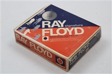 Ray Floyd Signature Solid State Golf Ball Box W/Balls & Signed Cut Card JSA ALOA