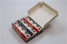 Ray Floyd Signature Solid State Golf Ball Box W/Balls & Signed Cut Card JSA ALOA