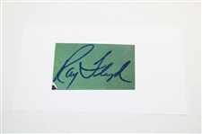 Ray Floyd Signature Solid State Golf Ball Box W/Balls & Signed Cut Card JSA ALOA
