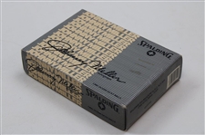 Spalding Johnny Miller Autograph Golf Ball Box W/Balls & Signed Cut Card JSA ALOA