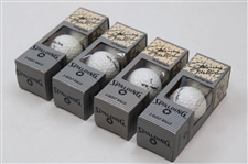 Spalding Johnny Miller Autograph Golf Ball Box W/Balls & Signed Cut Card JSA ALOA