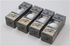 Spalding Johnny Miller Autograph Golf Ball Box W/Balls & Signed Cut Card JSA ALOA