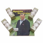 Gene Littler Signed May 1962 Sports Illustrated Magazine & 4 Sleeves Gene Littler Signature Golf Balls JSA ALOA