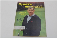 Gene Littler Signed May 1962 Sports Illustrated Magazine & 4 Sleeves Gene Littler Signature Golf Balls JSA ALOA