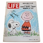 Peanuts Creator Charles Schulz Signed 1967 LIFE Magazine JSA ALOA