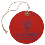 1967 Masters Tournament Wednesday Practice Rd Ticket #4362 - Gay Brewer Winner