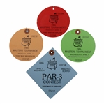 1986 Masters Tournament Monday, Tuesday & Wednesday(x2) Practice Rd Tickets - Jack Nicklaus Winner