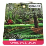 2020 Masters Tournament SERIES Badge #Q06423 - Dustin Johnson Winner