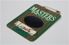 Ian Woosnam Signed 1991 Masters Tournament SERIES Badge #0609 JSA ALOA