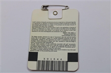 Nick Faldo Signed 1996 Masters Tournament SERIES Badge #X01544 JSA ALOA