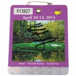 Bubba Watson Signed 2014 Masters Tournament SERIES Badge #R13927 JSA ALOA