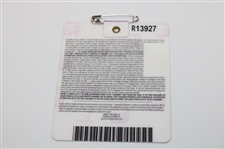 Bubba Watson Signed 2014 Masters Tournament SERIES Badge #R13927 JSA ALOA