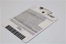 Bubba Watson Signed 2014 Masters Tournament SERIES Badge #R13927 JSA ALOA