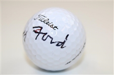Doug Ford Signed Titleist Masters Logo Golf Ball JSA ALOA