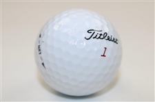 Fred Couples Signed Titleist Masters Logo Golf Ball JSA ALOA