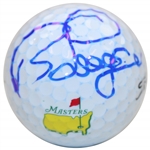 Bernhard Langer Signed Titleist Masters Logo Golf Ball JSA ALOA