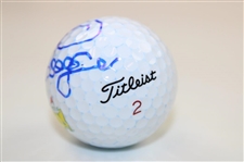 Bernhard Langer Signed Titleist Masters Logo Golf Ball JSA ALOA