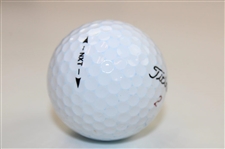 Bernhard Langer Signed Titleist Masters Logo Golf Ball JSA ALOA