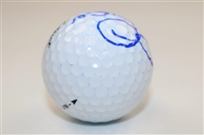 Bernhard Langer Signed Titleist Masters Logo Golf Ball JSA ALOA