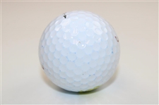 Bernhard Langer Signed Titleist Masters Logo Golf Ball JSA ALOA