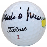 Mark O'Meara Signed Titleist Masters Logo Golf Ball JSA ALOA